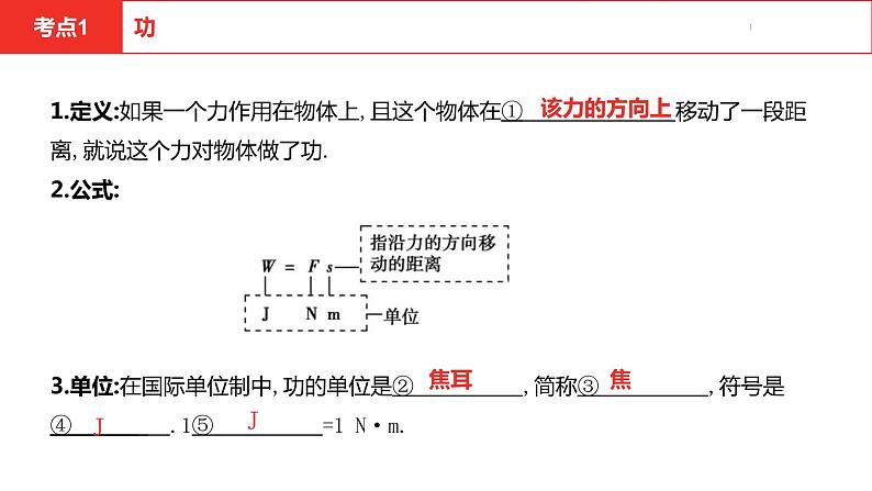 中考总复习物理（河北）第10章　功和机械能课件第5页