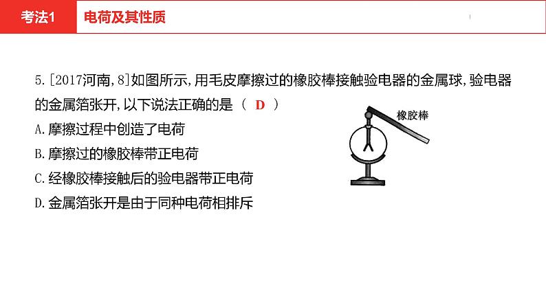 中考总复习物理（河南）第14章  电流和电路  电压  电阻课件第7页