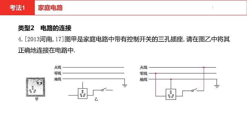 中考总复习物理（河南）第16章  生活用电课件07