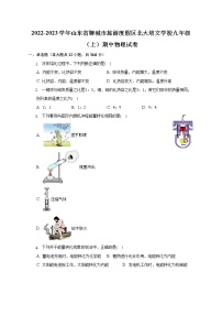 山东省聊城市旅游度假区北大培文学校2022-2023学年九年级上学期期中物理试卷(含答案)