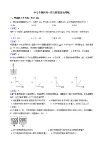 中考专题训练---浮力 附答案教师版