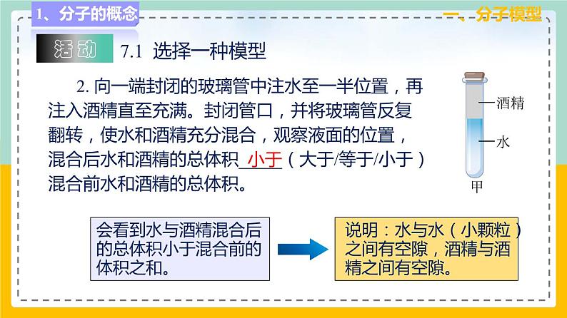 苏科版八下物理 7.1 走进分子世界（课件+内嵌式实验视频）第5页