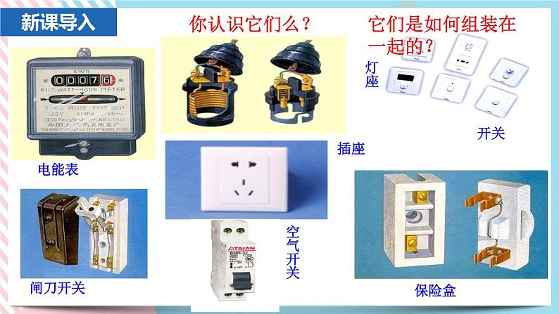 19.1家庭电路同步课件01