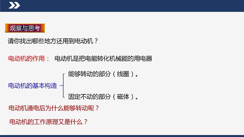 【人教版】九下物理  20.4 电动机 （课件+内嵌视频）06