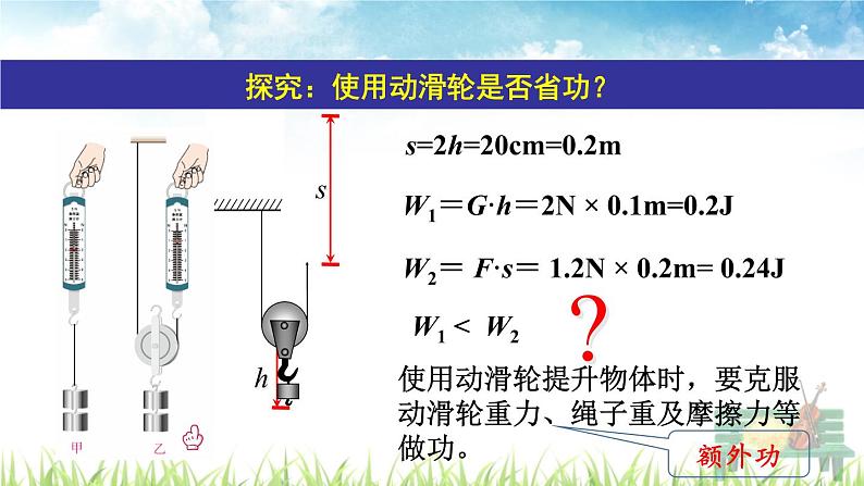 新人教版初中物理八年级下册《第3节 机械效率》课件第7页