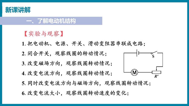 17.1 关于电动机转动的猜想第4页