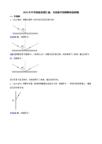 2022年中考物理真题汇编：光现象作图附解析