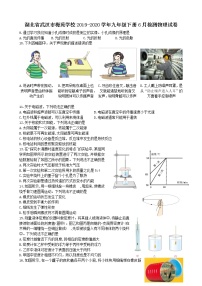 湖北省武汉市梅苑学校2019-2020学年九年级下册6月检测物理试卷