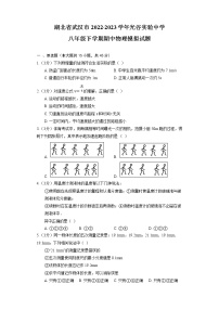 湖北省武汉市2022-2023学年光谷实验中学八年级下学期期中物理模拟试卷