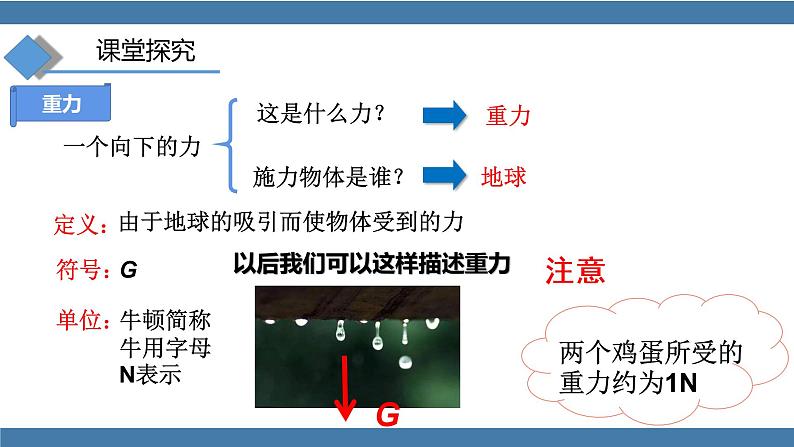 人教版八年级物理下册课件 7.3 重力第6页