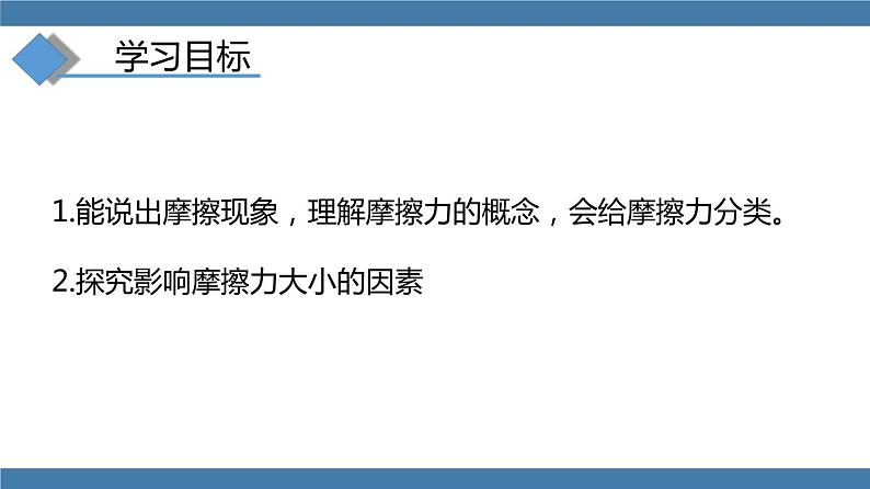 人教版八年级物理下册课件 8.3 摩擦力 第一课时第3页