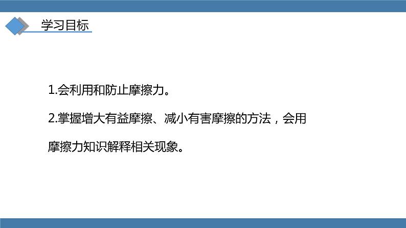 人教版八年级物理下册课件 8.3 摩擦力 第二课时第3页