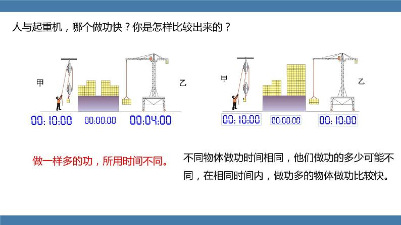 人教版八年级物理下册课件 11.2 功率06