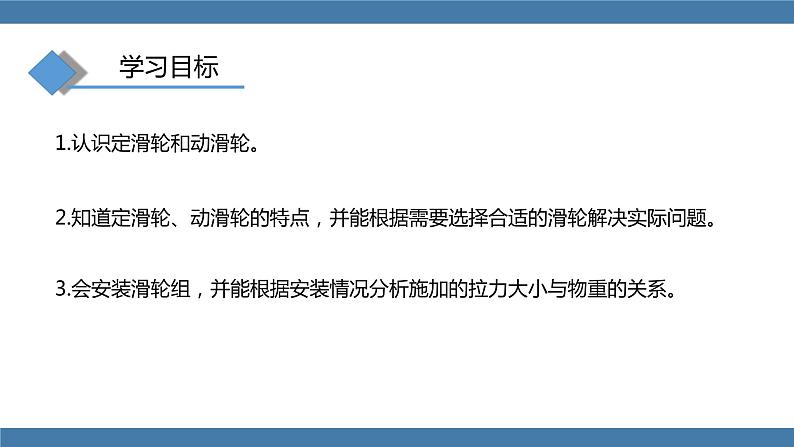 人教版八年级物理下册课件 12.2 滑轮第4页