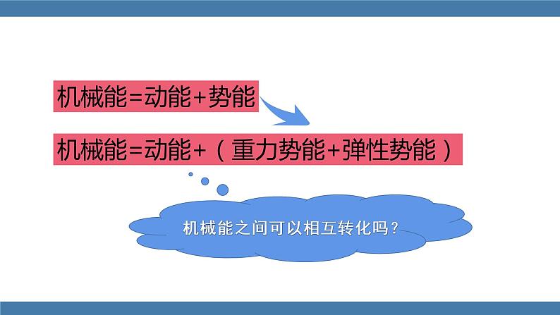 人教版八年级物理下册课件 11.4 机械能及其转第6页