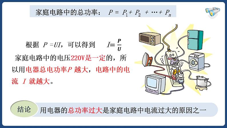 19.2 家庭电路中电流过大的原因【精品课件】2022-2023学年九年级物理08