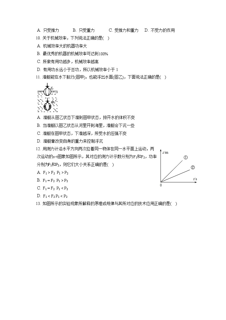 河北省张家口市万全区2019-2020学年八年级下学期期末物理试题02