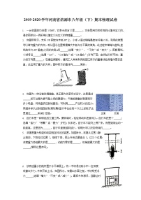 河南省济源市2019-2020学年八年级下学期期末物理试题