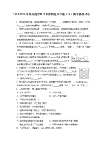 河南省周口市淮阳区2019-2020学年八年级下学期期末物理试题