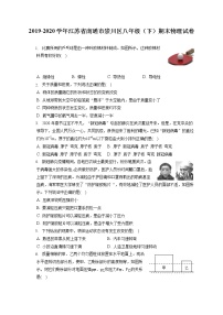 江苏省南通市崇川区2019-2020学年八年级下学期期末物理试题