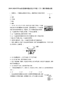 山东省德州临邑县2019-2020学年八年级下学期期末物理试题