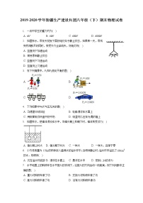 新疆生产建设兵团2019-2020学年八年级下学期期末物理试题