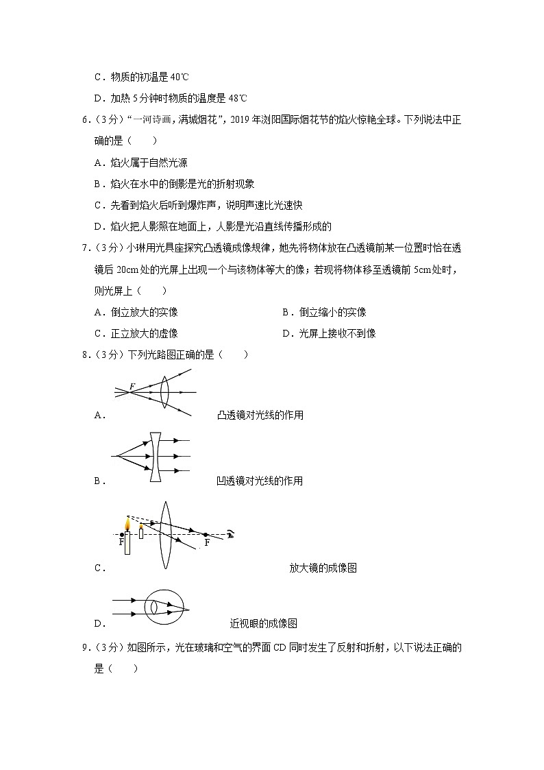 湖南省长沙市开福区清水塘实验学校2021-2022学年八年级上学期期末物理试题第2页