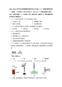 河北省邯郸市成安县2021-2022学年九年级上学期期末物理试题