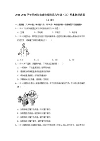 陕西省安康市紫阳县2021-2022学年九年级上学期期末物理试题（A卷）