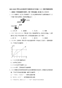 山东省济宁市曲阜市2022-2023学年八年级上学期期中物理试题