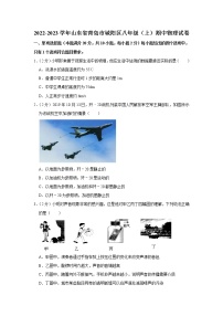 山东省青岛市城阳区2022-2023学年八年级上学期期中物理试题