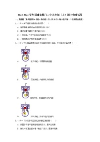 福建省厦门二中2022-2023学年九年级上学期期中物理试题