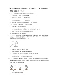 河北省秦皇岛七中2022-2023学年九年级上学期期中物理试题