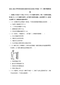 河北省石家庄市正定县2021-2022学年八年级下学期期中物理试题