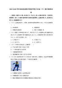 河南省洛阳外国语学校2019-2020学年八年级下学期期中物理试题