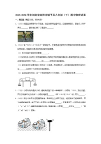 河南省南阳市镇平县2019-2020学年八年级下学期期中物理试题