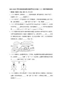 河南省南阳市镇平县2022-2023学年九年级上学期期中物理试题