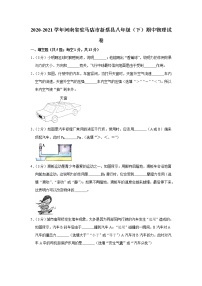 河南省驻马店市新蔡县2020-2021学年八年级下学期期中物理试题