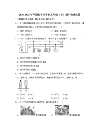 湖北省咸宁市2020-2021学年九年级下学期期中物理试题