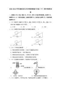 湖南省长沙市明德联盟2020-2021学年八年级下学期期中物理试题