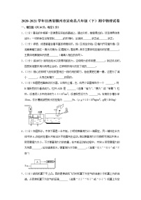 江西省赣州市定南县2020-2021学年八年级下学期期中物理试题