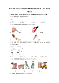 江苏省扬州市梅岭教育集团2022-2023学年九年级上学期期中物理试题