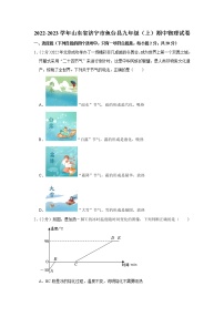 山东省济宁市鱼台县2022-2023学年九年级上学期期中物理试题