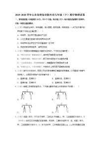 山东省青岛市胶州市2019-2020学年九年级下学期期中物理试题