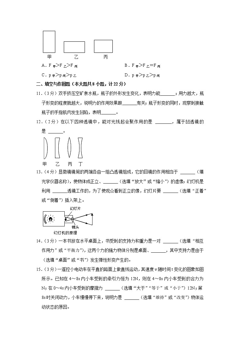 陕西省咸阳市秦都区2020-2021学年八年级下学期期中物理试题03