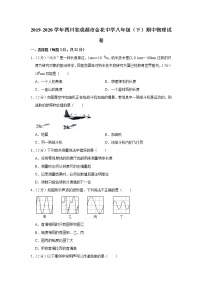 四川省成都市金花中学2019-2020学年八年级下学期期中物理试题