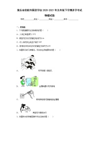 重庆市实验外国语学校2020-2021年九年级下学期开学考试物理试题