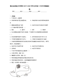 重庆市西南大学附中2019-2020学年九年级11月月考物理试题