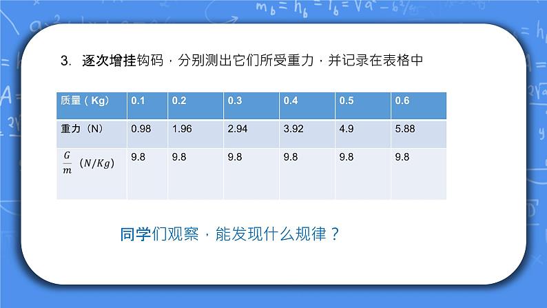 人教版物理8年级下册第七章第三节《重力》第1课时课件+教案+课后练习07