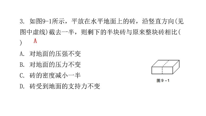 人教版八年级物理下册3-第九章水平训练课件05